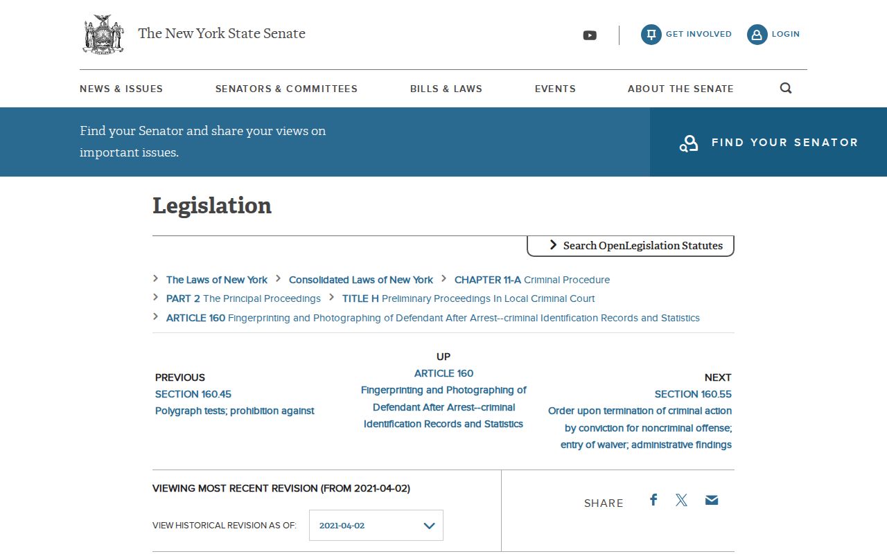 New York booking record sealing law for Onondaga County records