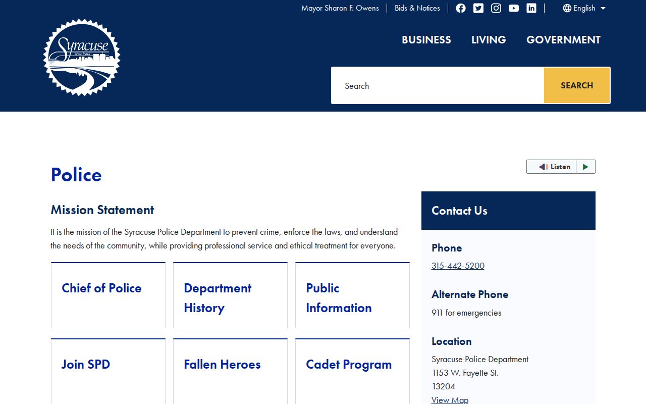 Onondaga County Syracuse Police Department arrest-record source